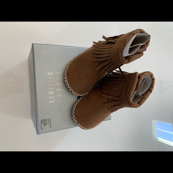 Brand New Stuart Weitzman Baby Booties 3 - Picture 3 of 5